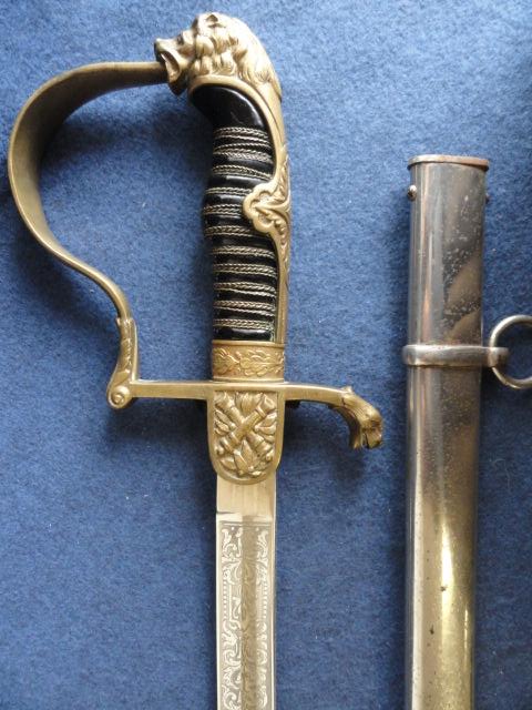 Imperial Artillery Lion Head Sword (#27735)